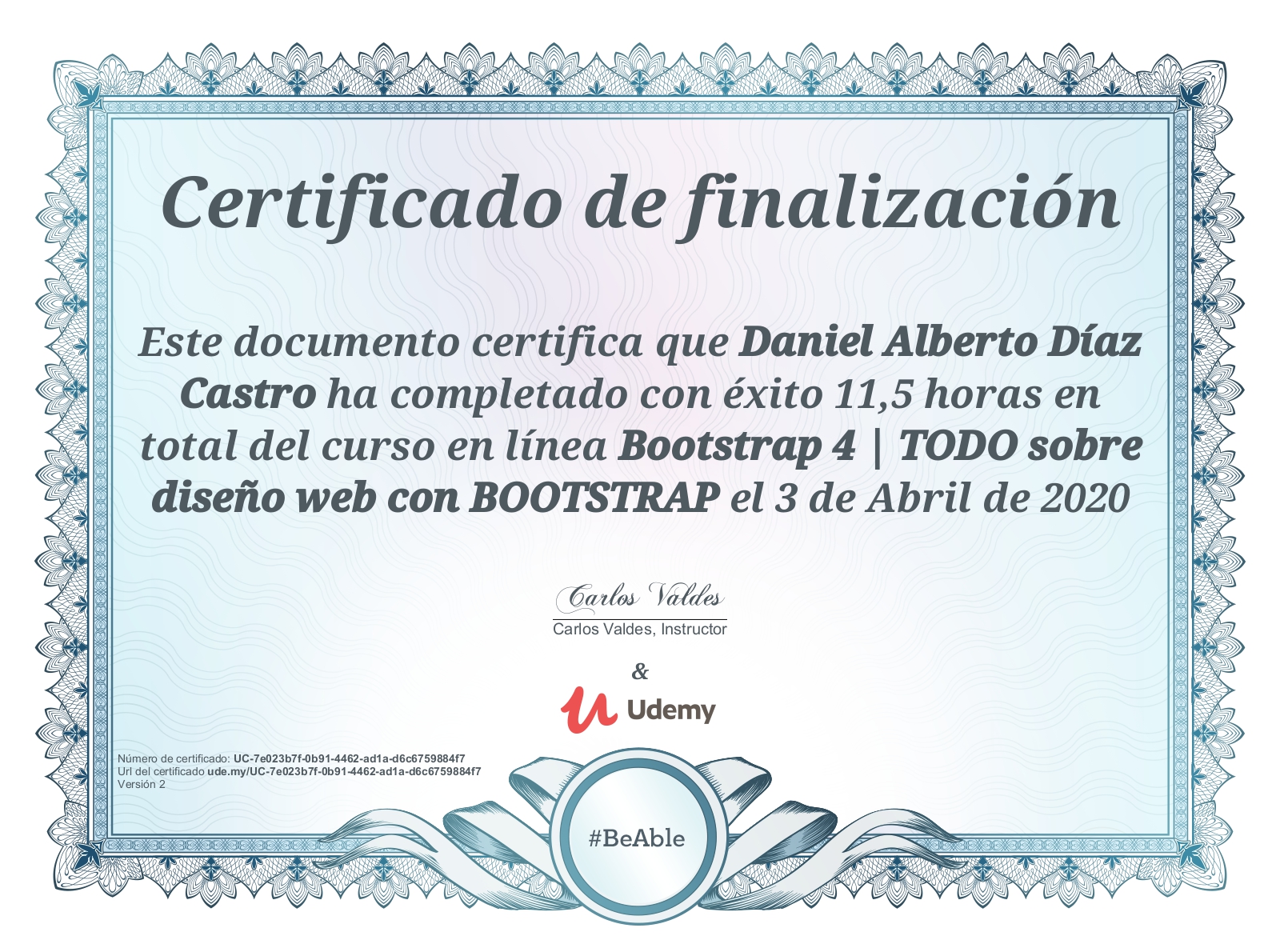 Certificación