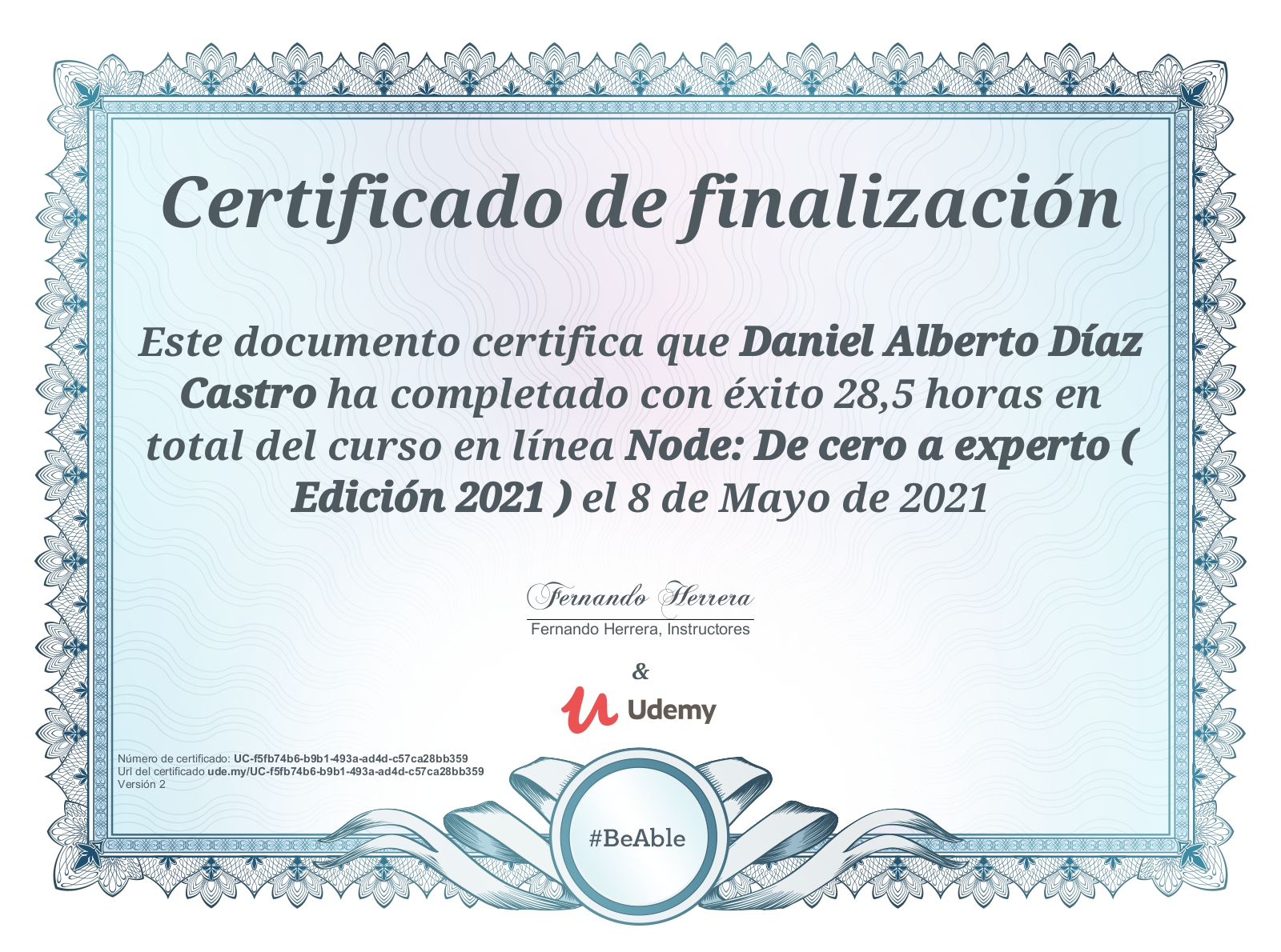 Certificación