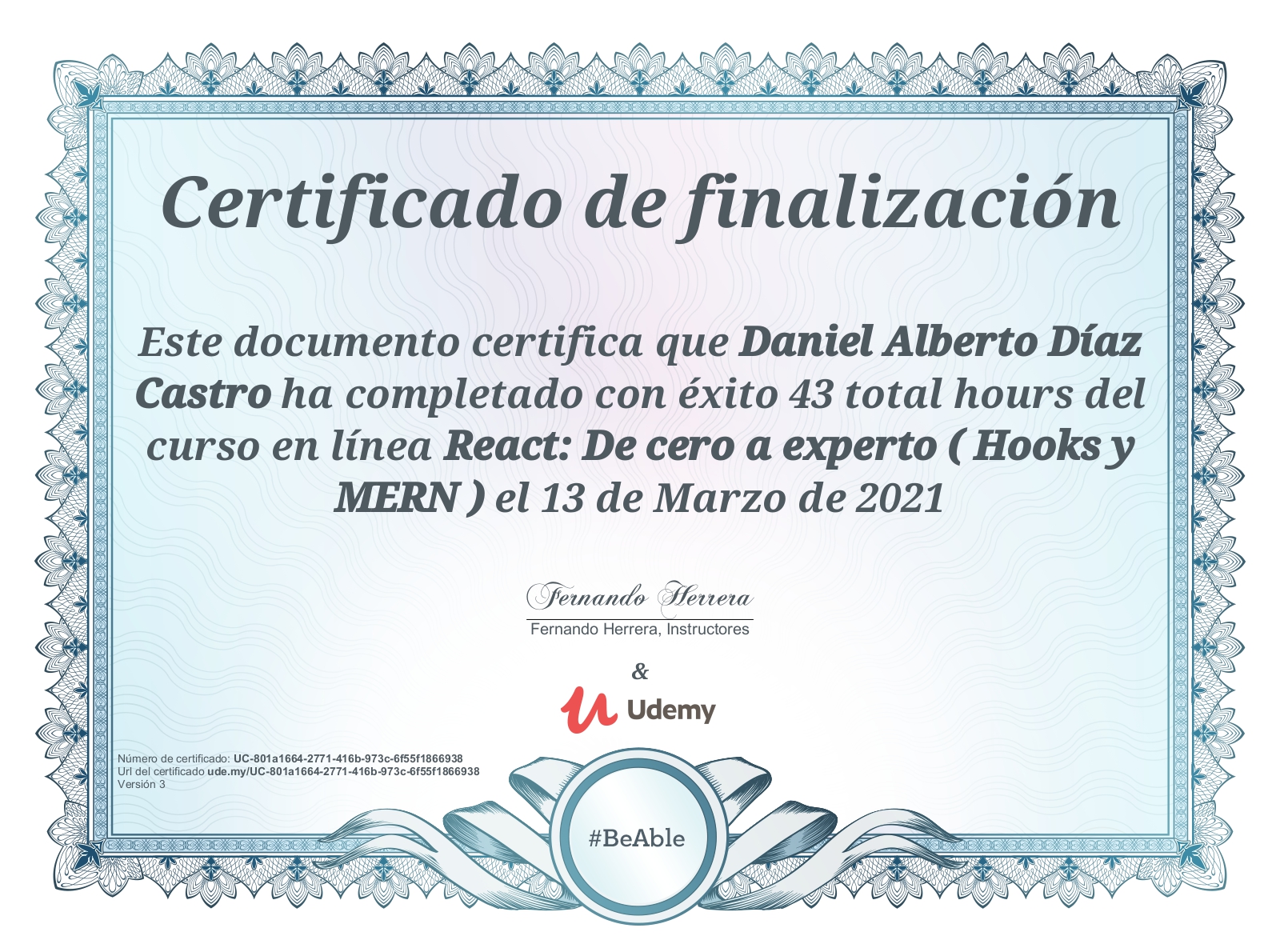 Certificación